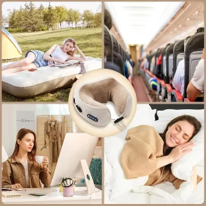 Rechargeable U-Shaped Neck Massage Pillow