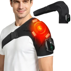 Electric Heating Shoulder Massage Belt LED